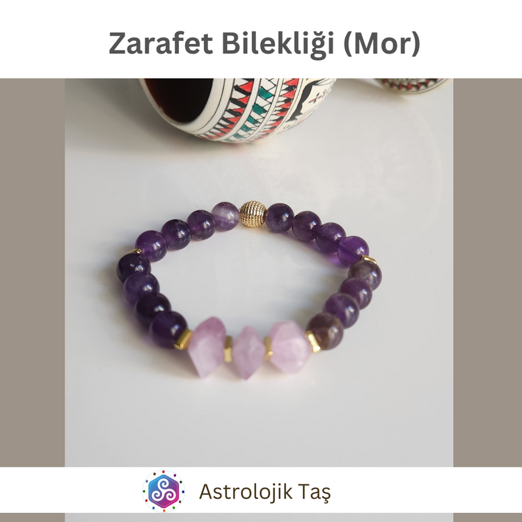 Zarafet Bilekliği (Mor) Taşlarının Özellikleri