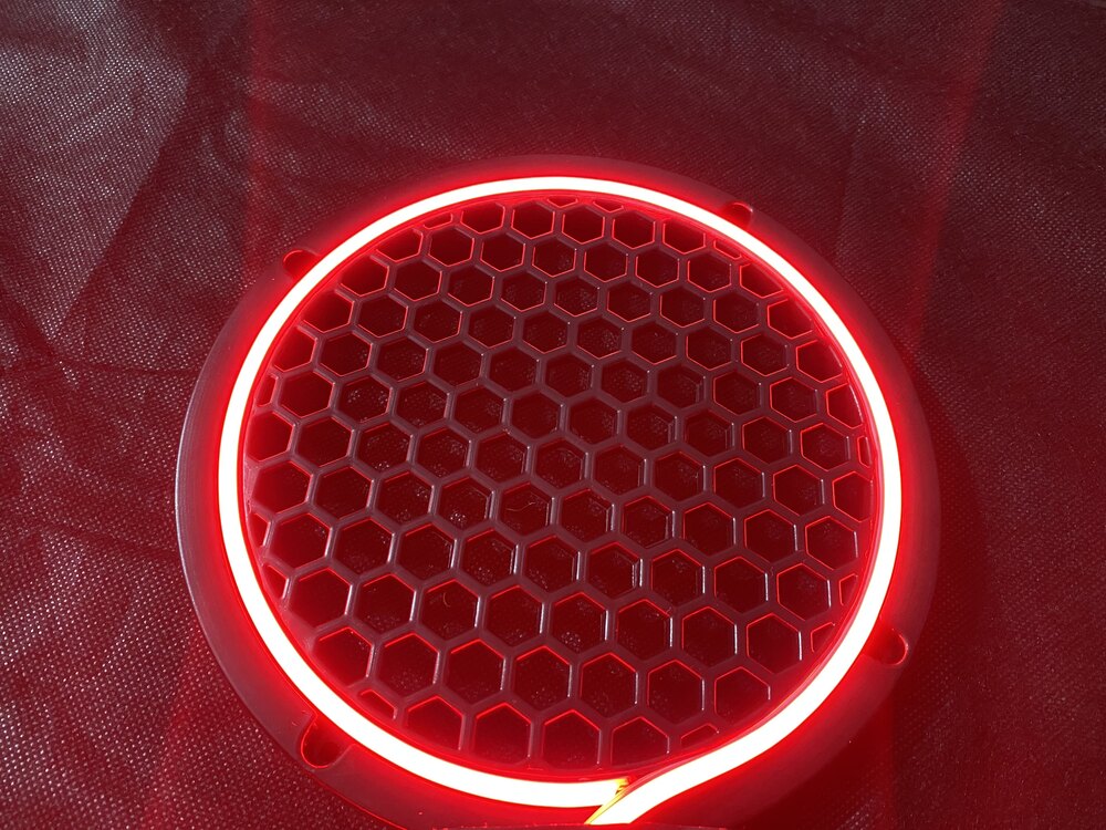 20 Cm Kırmızı Midrange Kapağı (2 Adet)