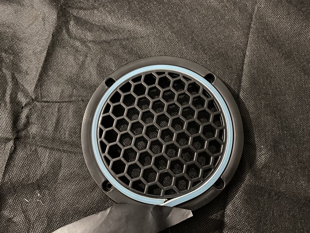 16 Cm Buz Mavisi Midrange Kapağı (2 Adet)