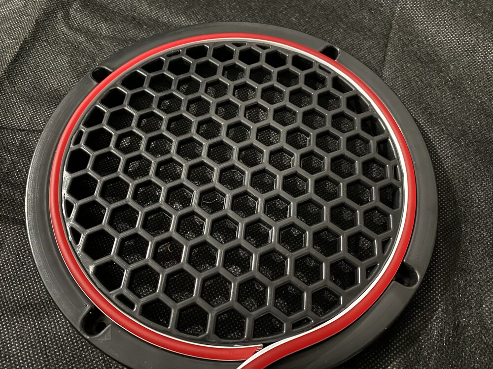 20 Cm Kırmızı Midrange Kapağı (2 Adet)