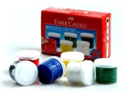 Faber Castell Parmak Boyası 25ml x 6 Renk