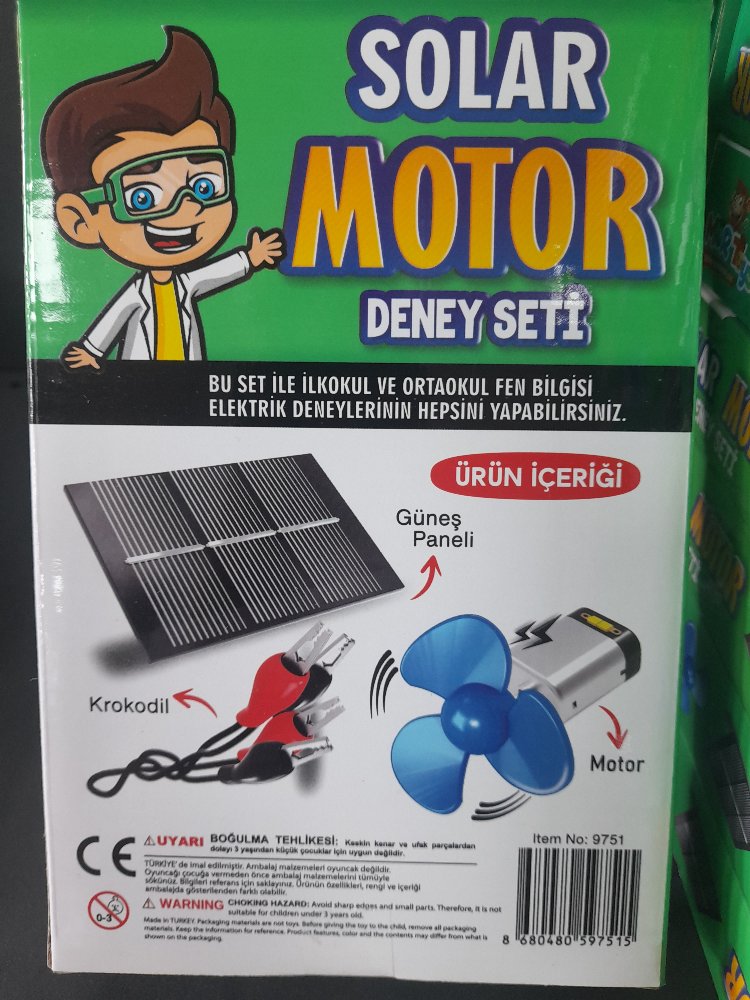 SOLAR MOTOR DENEY SETİ