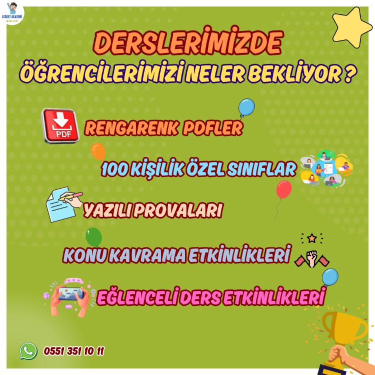 Ortaokul 2.Dönem 2.Yazılı Online Canlı Ders Kampı