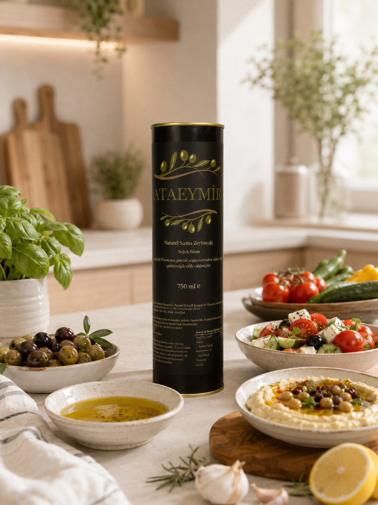 Ataeymir Soğuk Sıkım Zeytinyağı, 750 ml