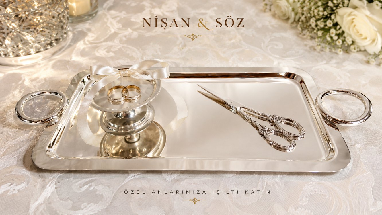 Söz-Nişan Tepsisi {Makaslı}
