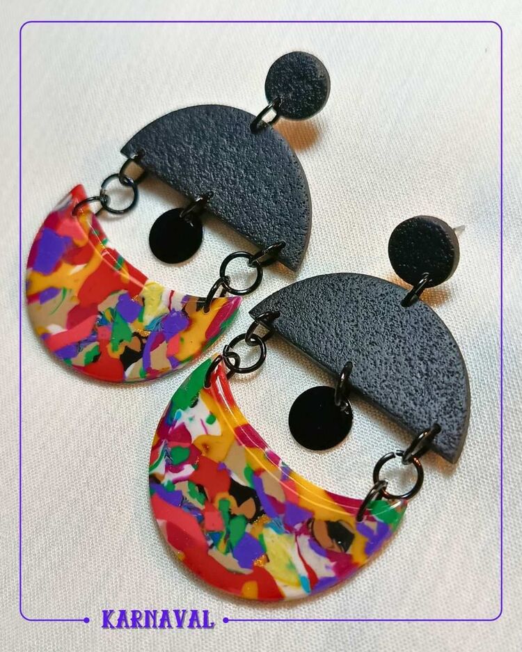 Karnaval Küpe 2'li