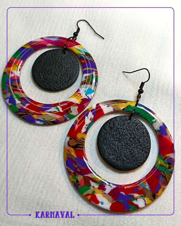 Karnaval Halka Küpe 