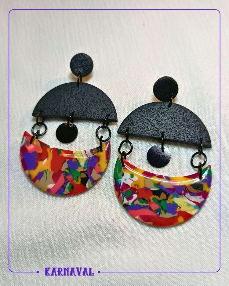 Karnaval Küpe 2'li
