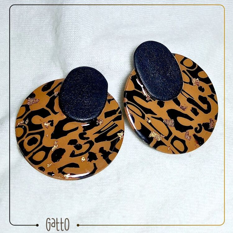 Gatto Büyük Yuvarlak Küpe 