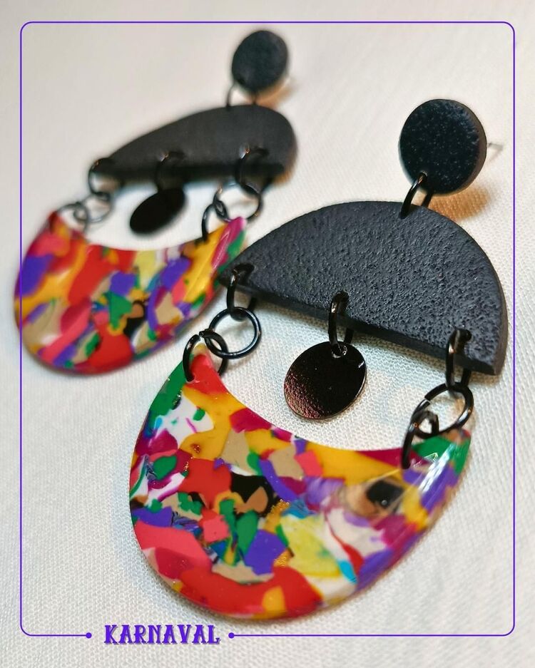 Karnaval Küpe 2'li