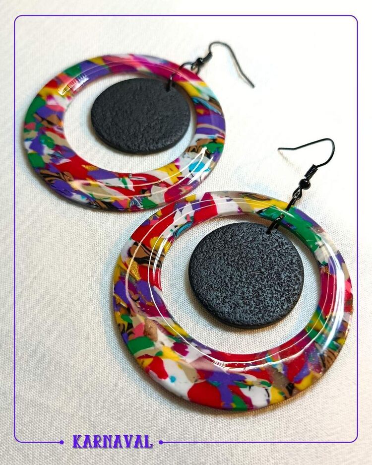 Karnaval Halka Küpe 