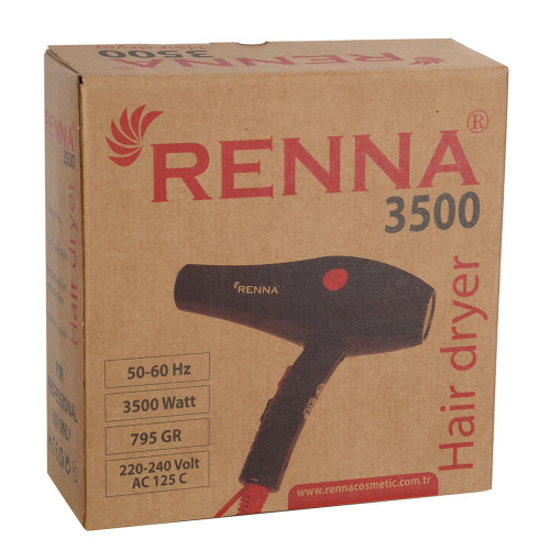 Renna Fön Makinesi 3500w 3 Sıcaklık Hız Ayarı 2