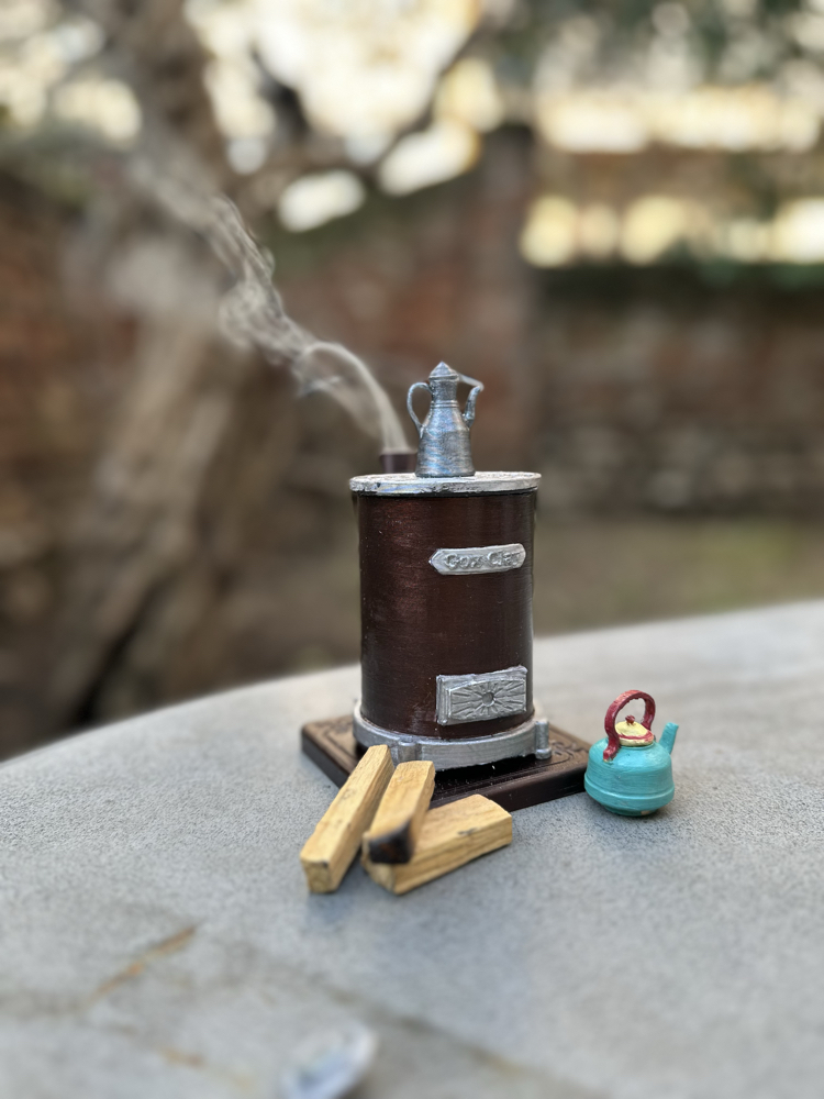 PREMİUM SET NOSTALJİK SOBA TÜTSÜLÜK + kargo ücretsiz güğüm hediye