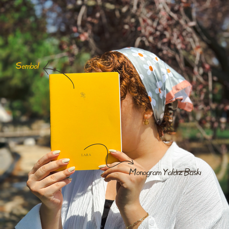 Kişiselleştirilebilir Sarı Defter