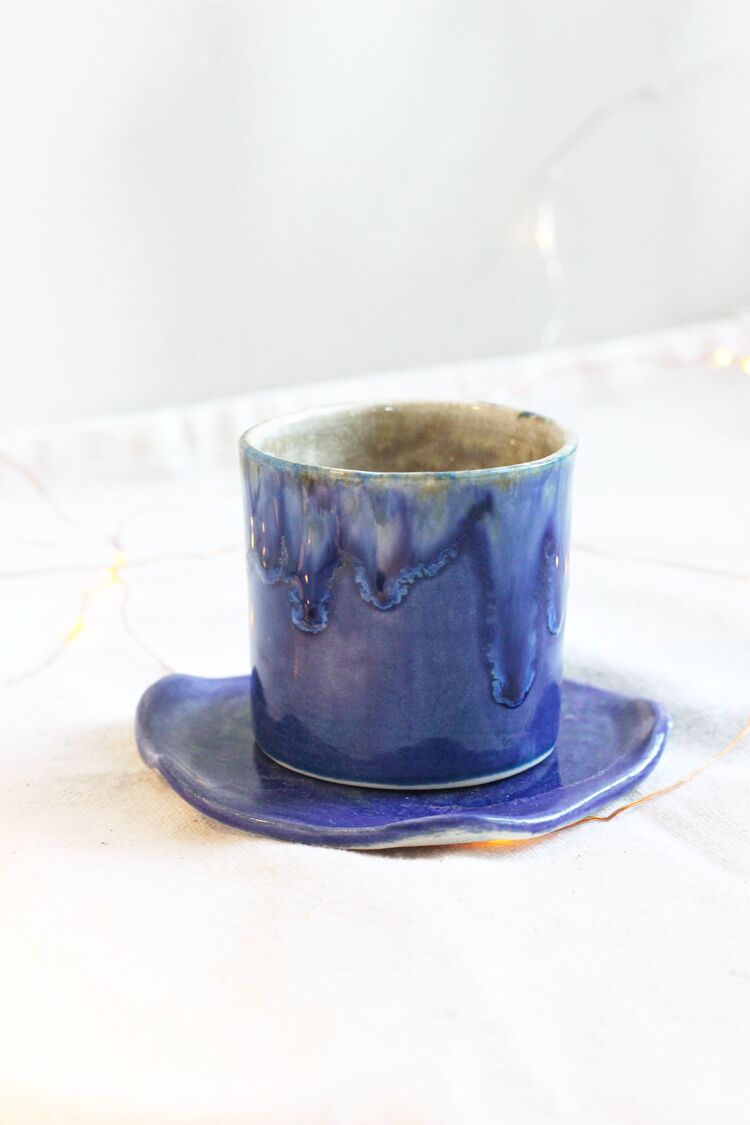 Türk kahvesi / espresso bardak ve tabağı