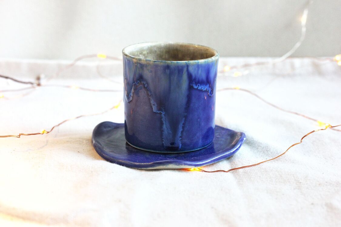 Türk kahvesi / espresso bardak ve tabağı