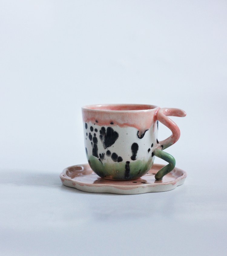 Türk kahvesi / espresso bardak ve tabağı