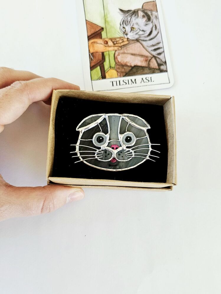 Scottish Fold Broş