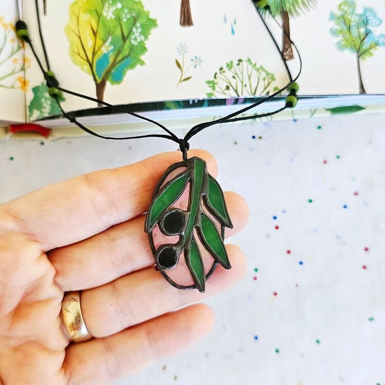 Zeytin Dalı Kolye