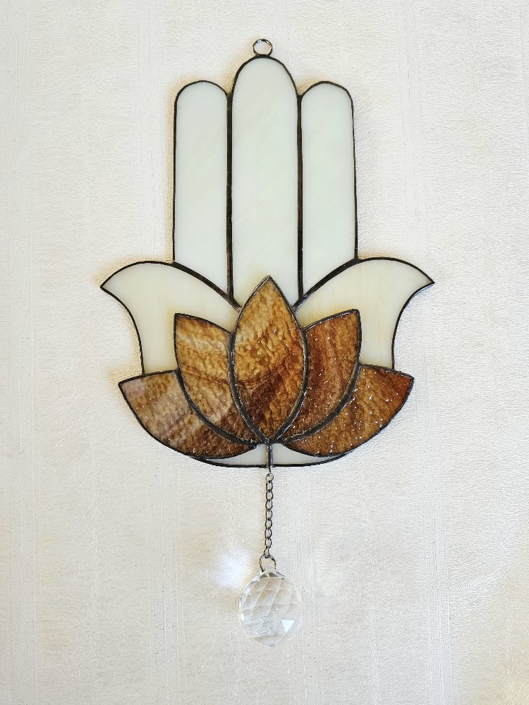 Hamsa&Kahve Lotus Duvar Çalışması