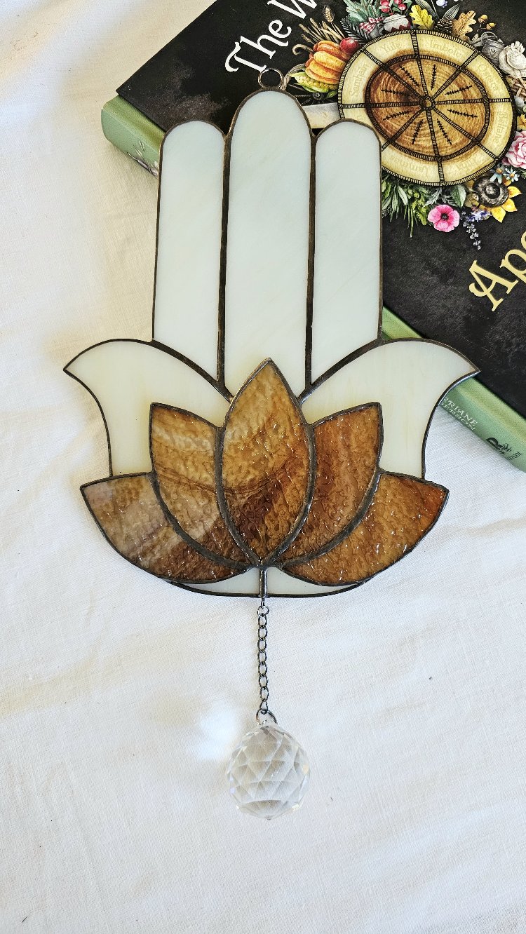 Hamsa&Kahve Lotus Duvar Çalışması