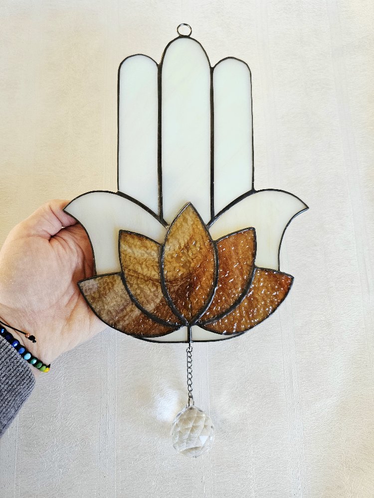 Hamsa&Kahve Lotus Duvar Çalışması