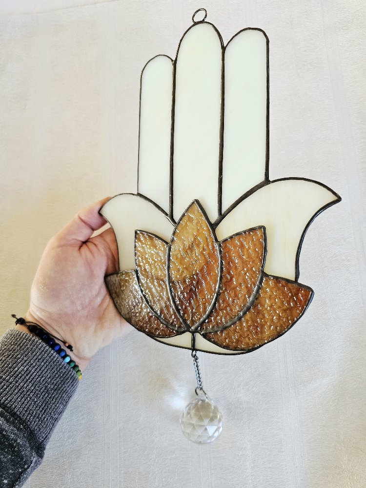 Hamsa&Kahve Lotus Duvar Çalışması