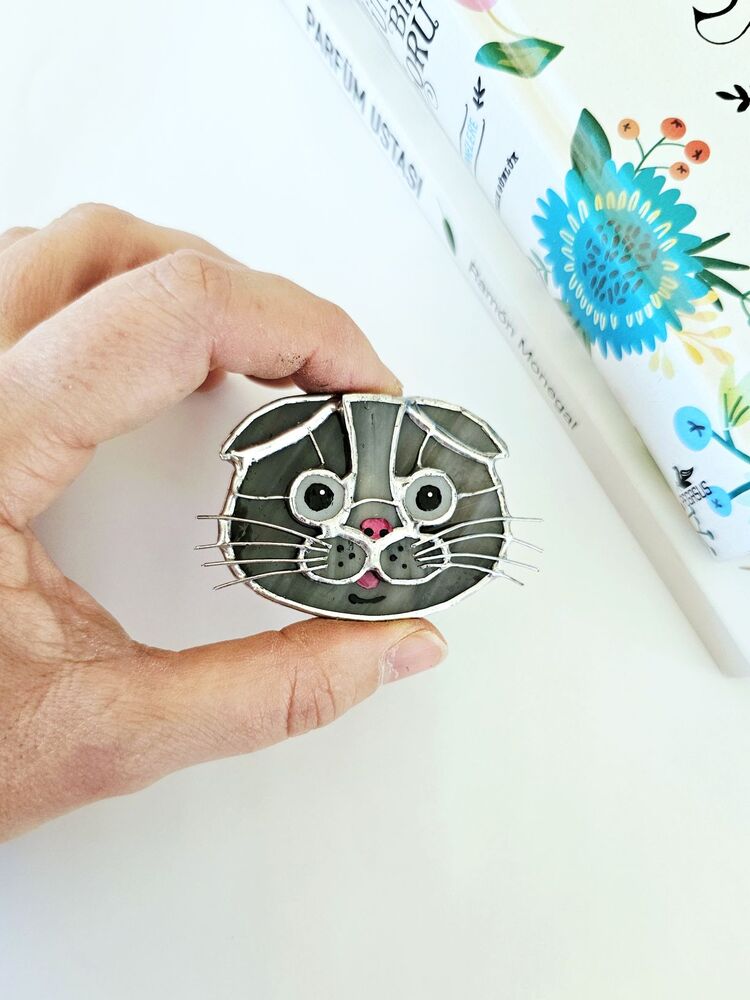 Scottish Fold Broş