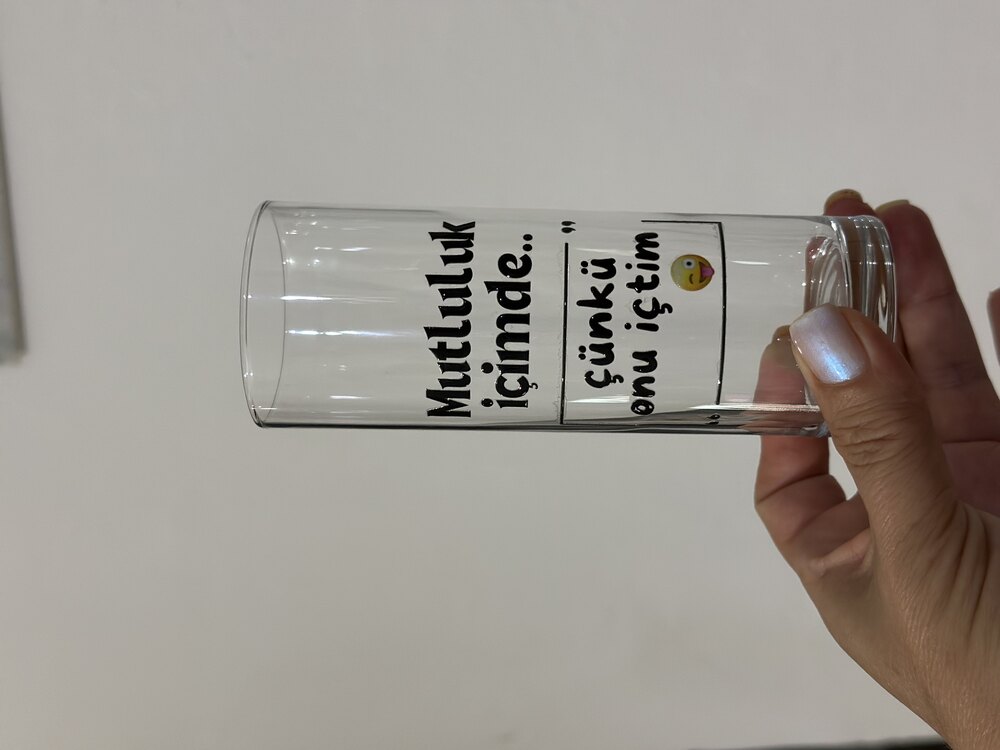 Mutluluk içimde çünkü onu içtim..