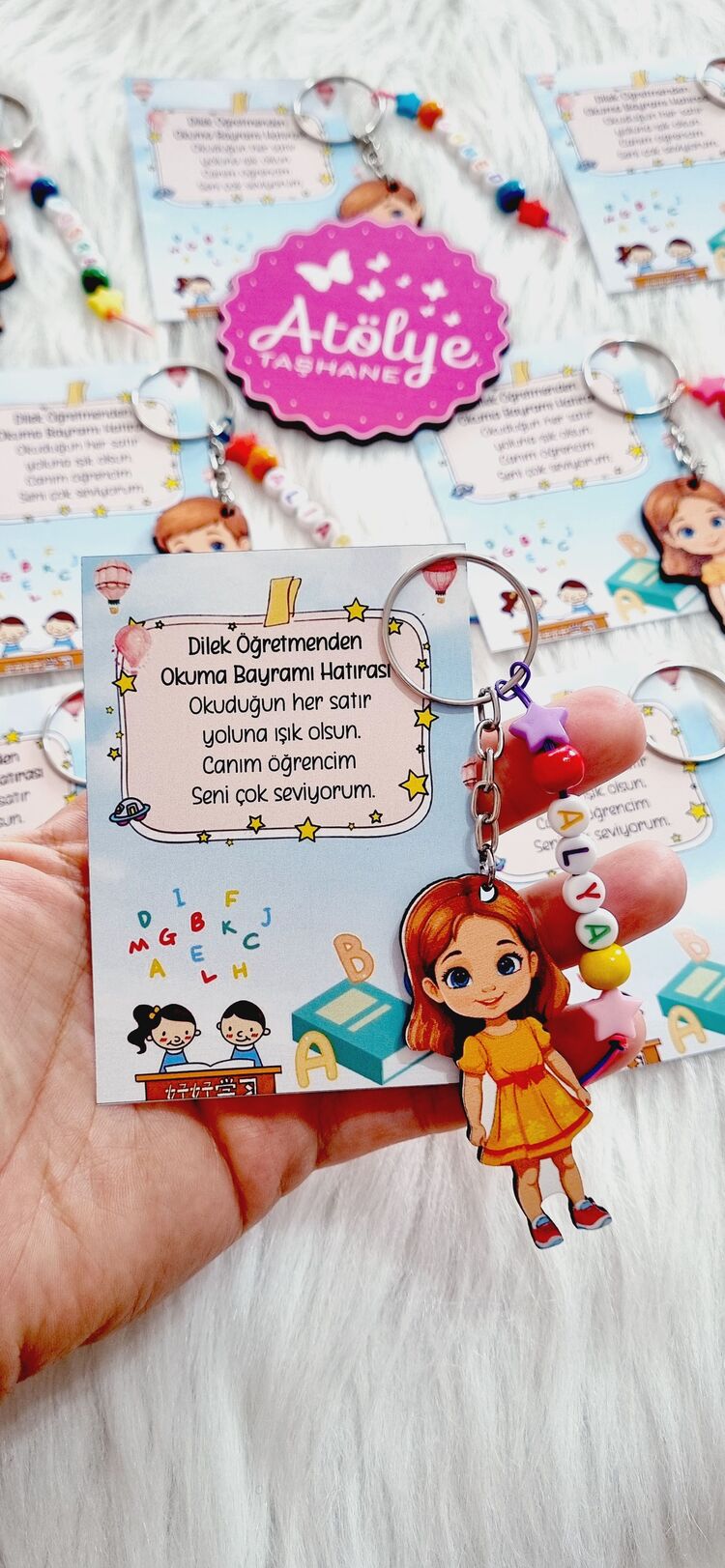 İsimli Figür Anahtarlık (Tek isim) 