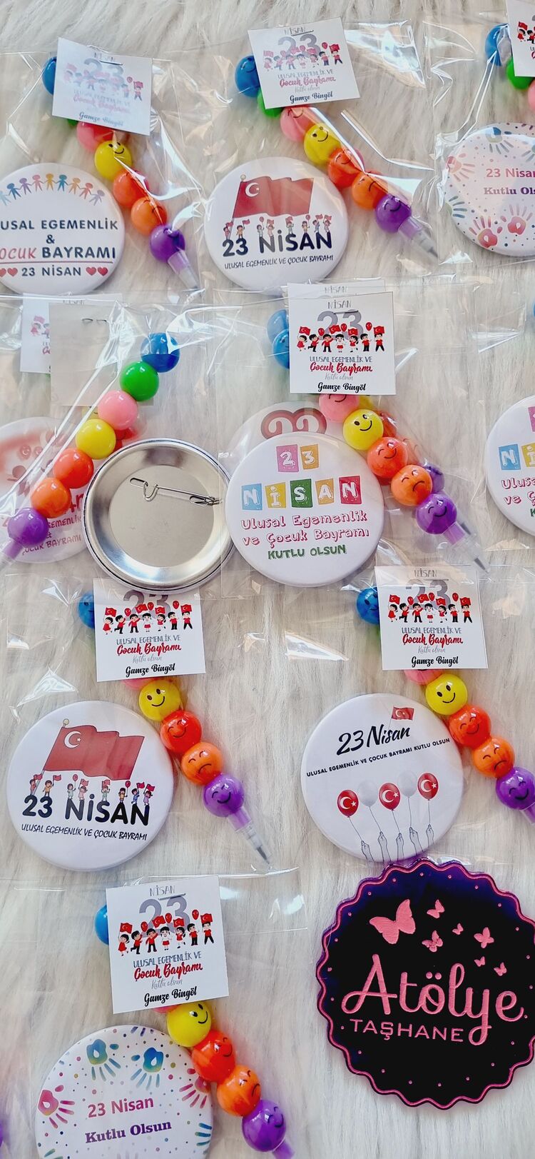 58 mm Rozet ve Emoji Kalem