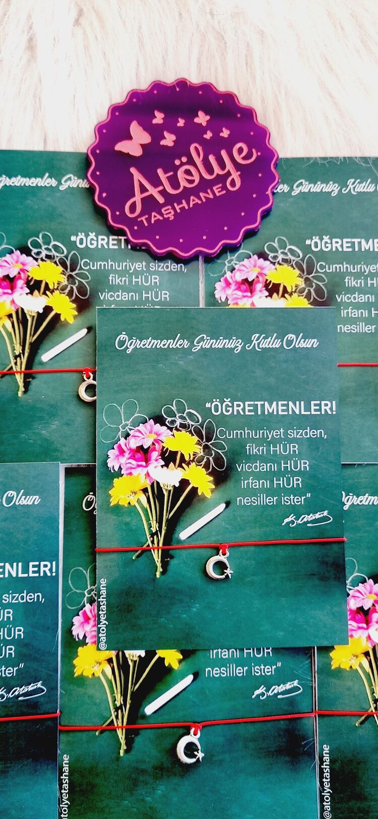 24 Kasım Ay Yıldız Bileklik 