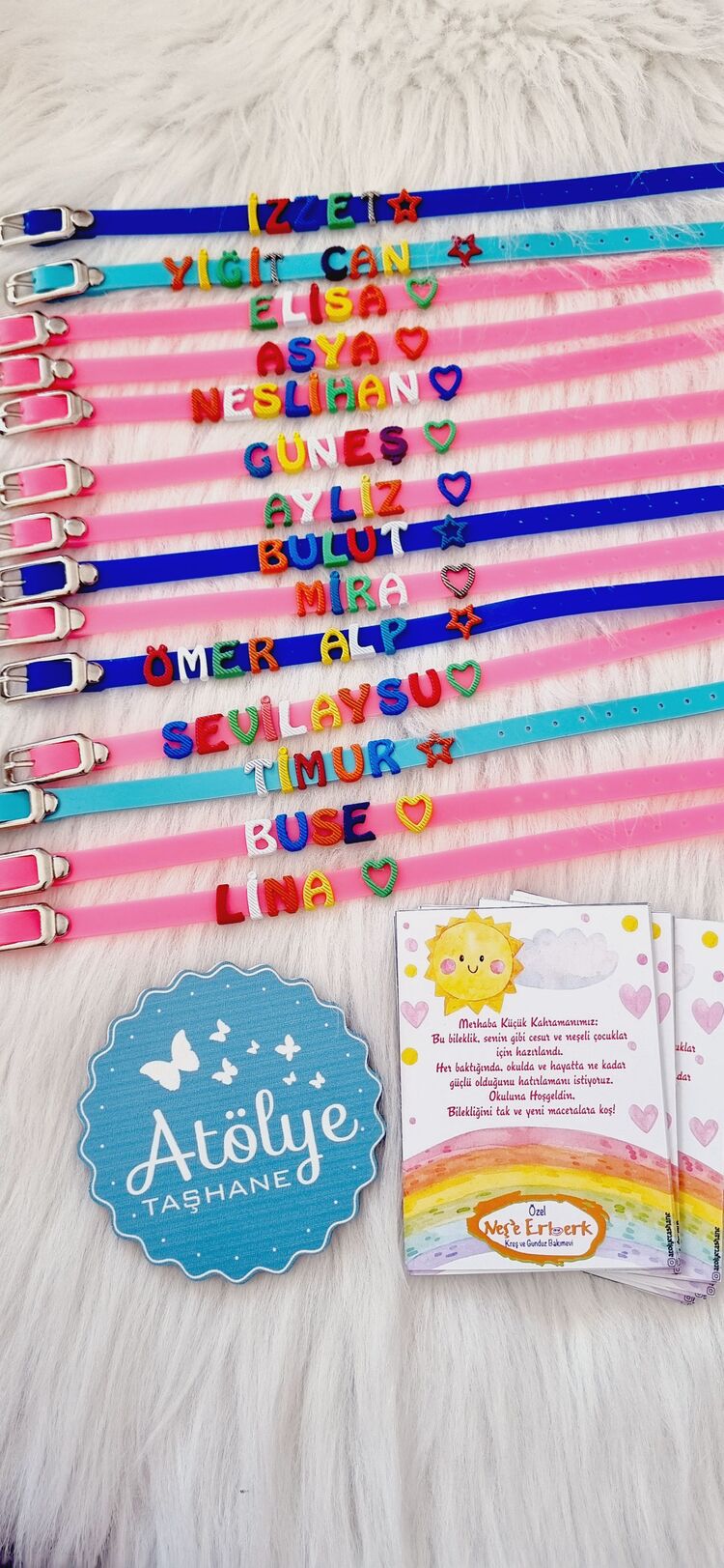 Okuluna Hoşgeldin Kordon Bileklik