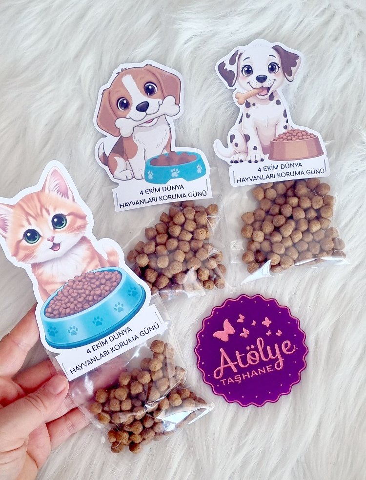 Kedi - Köpek Maması Özel Kesim Kart