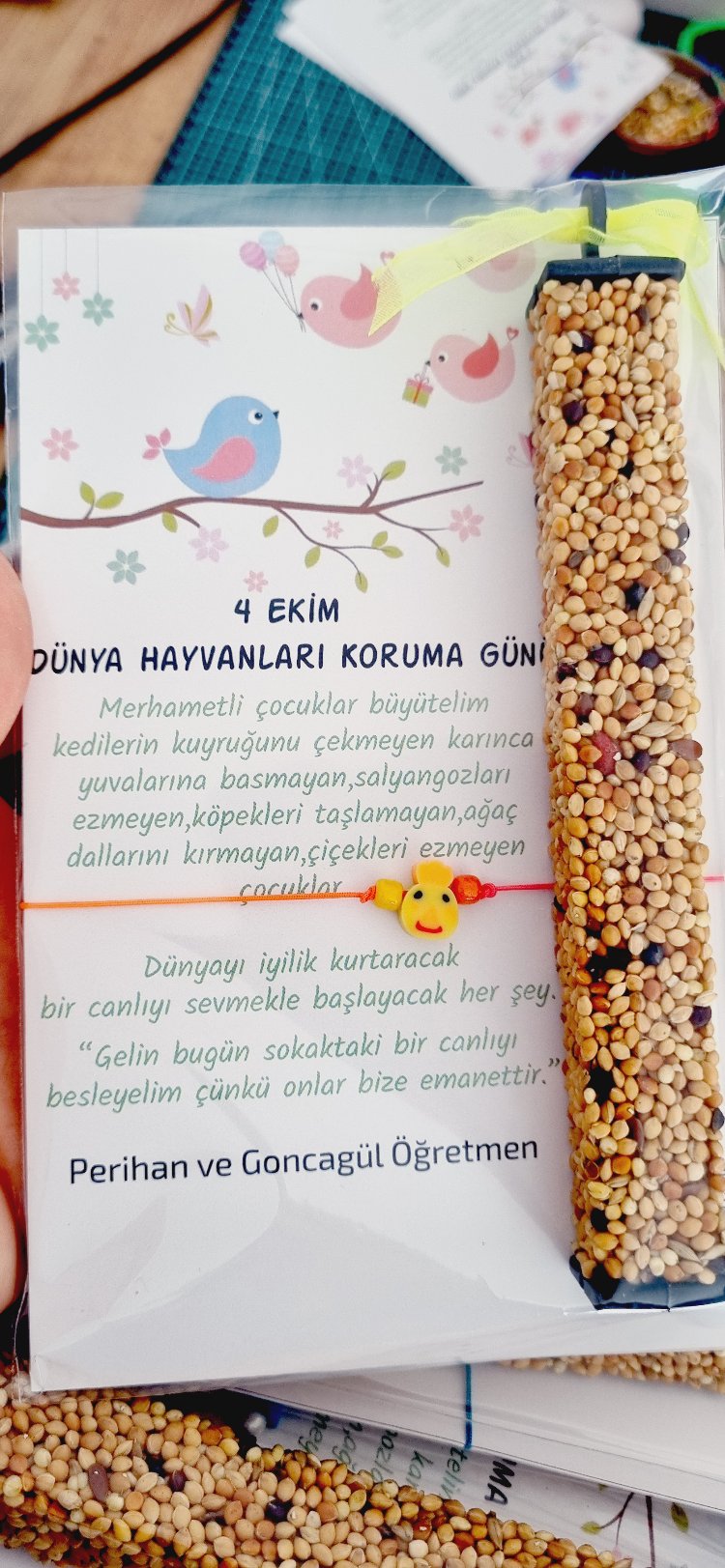 Çubuk Kuş Yemi ve Bileklik