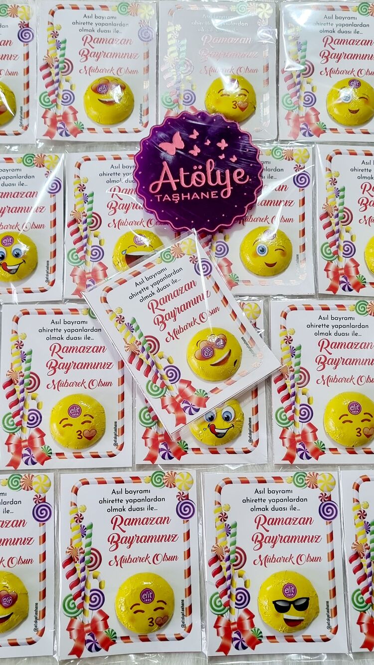 Bayram Emoji Çikolata 