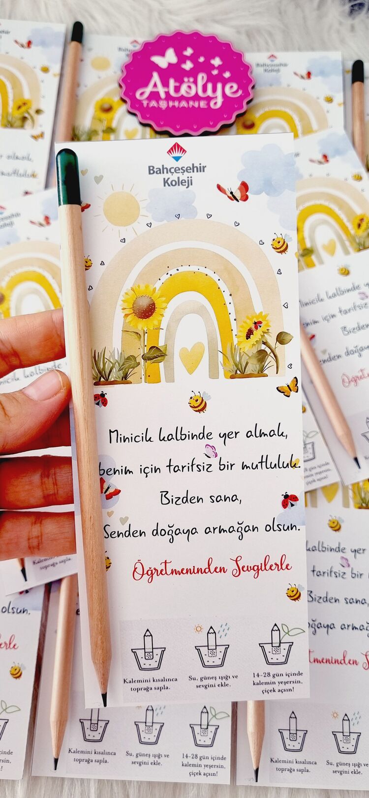 Okuluna Hoşgeldin Tohumlu Kalem