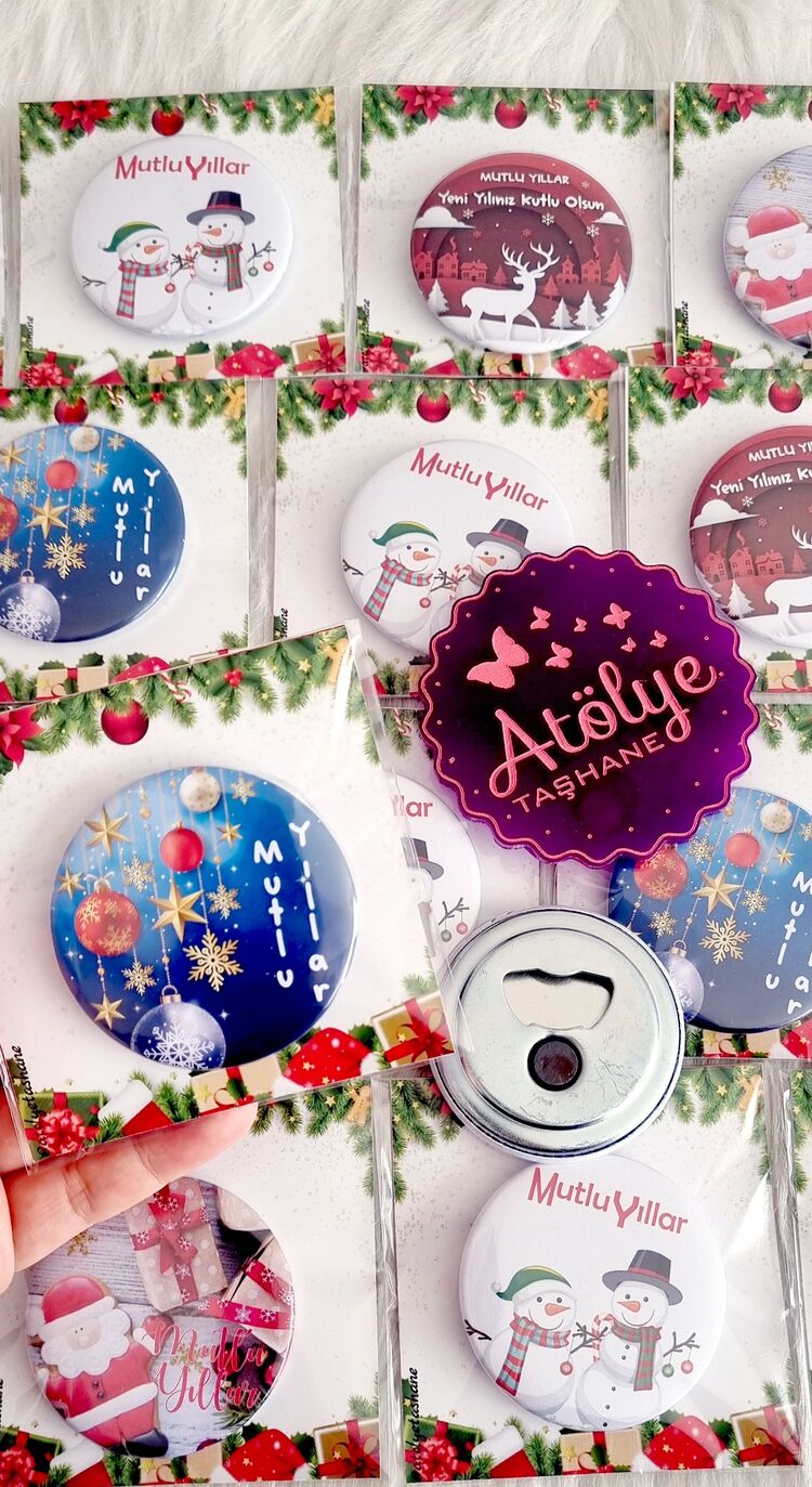 Yeni Yıl Magnet Açacak(Kartlı)