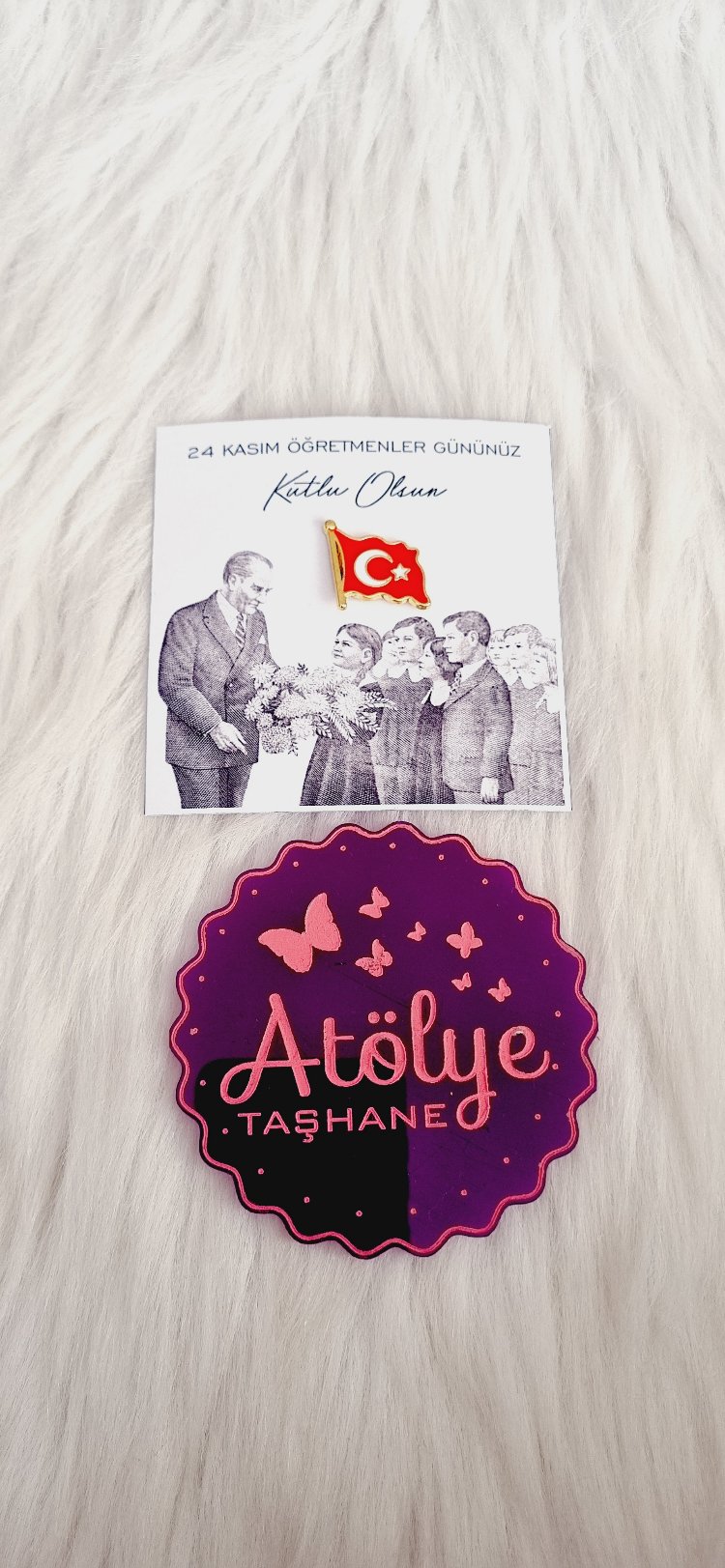 Ay Yıldız Gold Broş