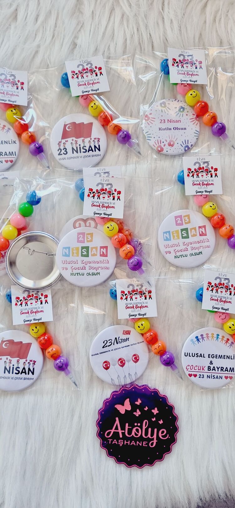 58 mm Rozet ve Emoji Kalem