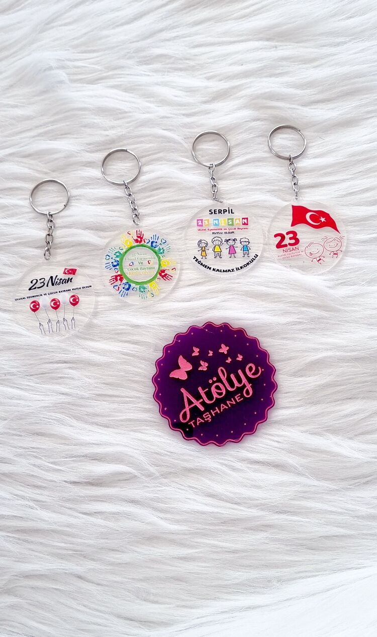 Pleksi Anahtarlık