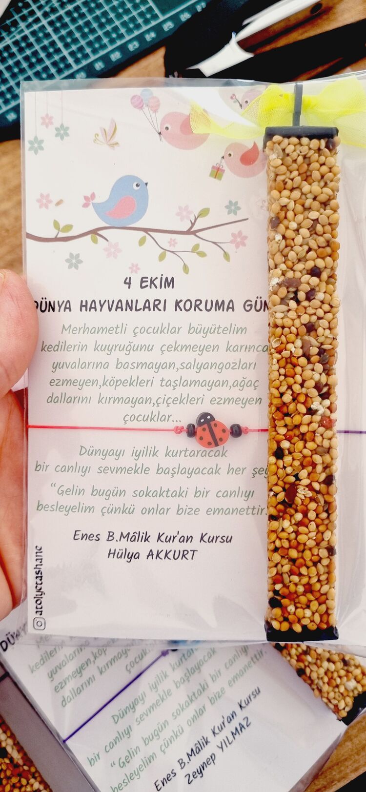 Çubuk Kuş Yemi +Bileklik
