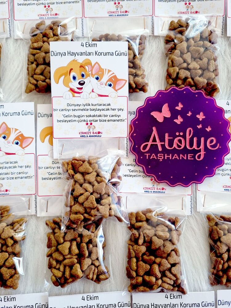 18 Gram Kedi - Köpek Maması (EK BİLEKLİK İÇİN SEÇİM YAPINIZ)