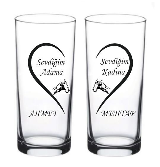 2 li İsimli Rakı Kadehi