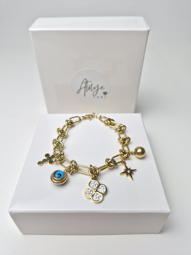 Nazarlı charm bileklik
