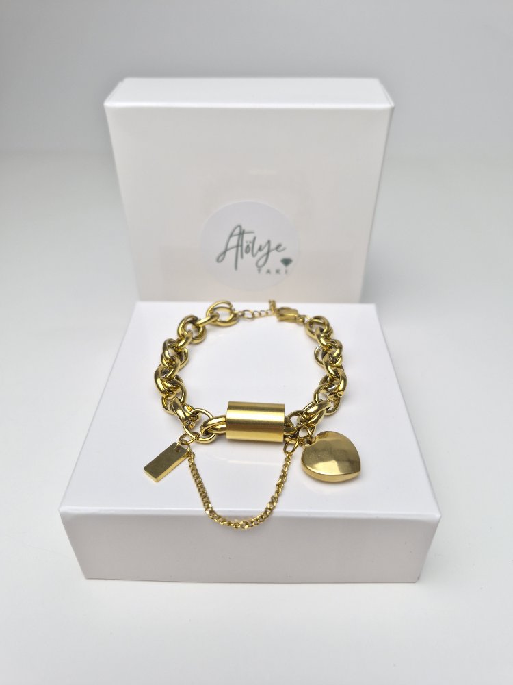Kalp charm vip bileklik