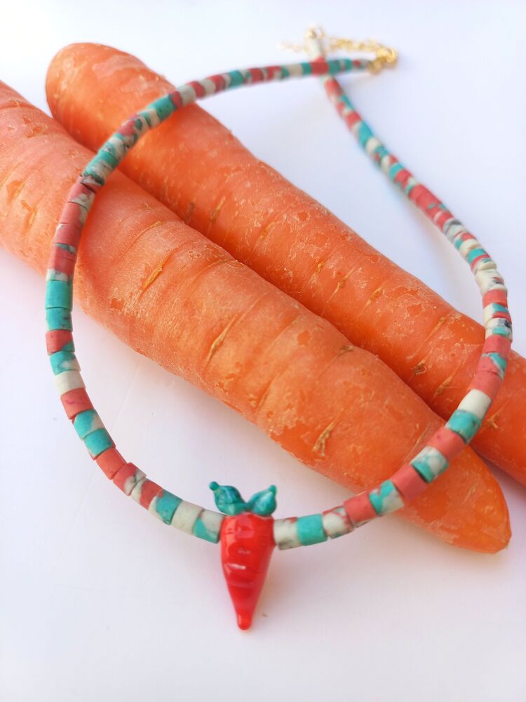 Carrot necklace