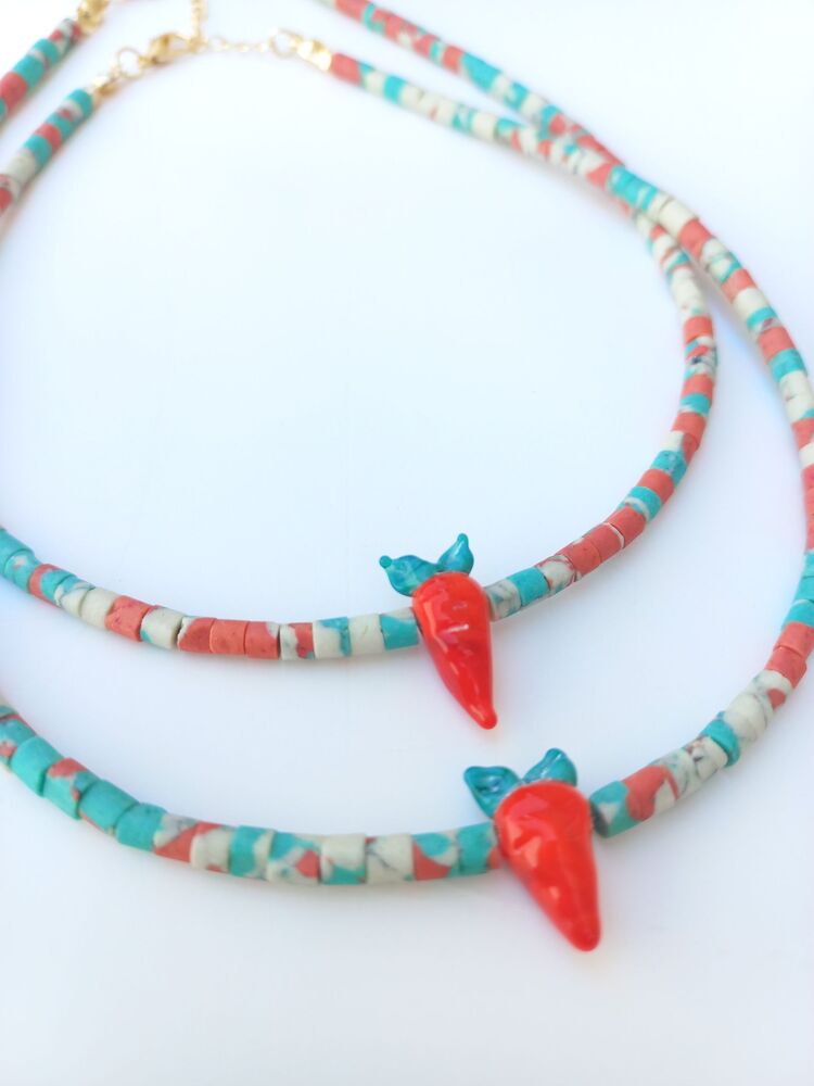 Carrot necklace