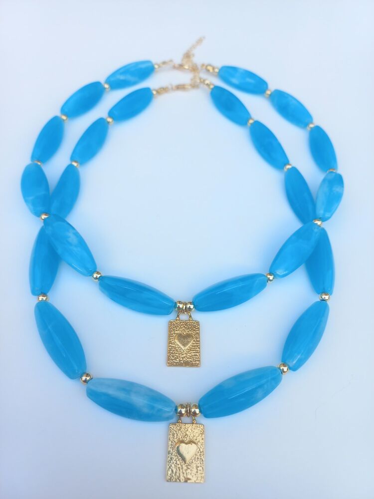 Kalp charm kolye