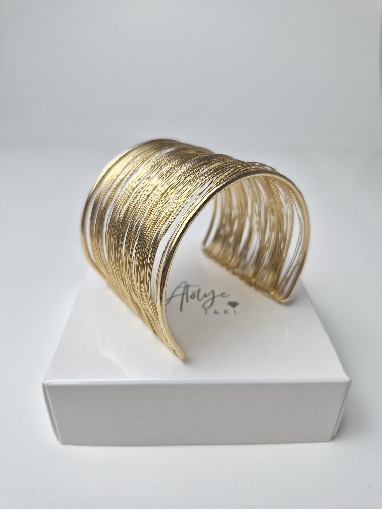 Gold tel kelepçe 